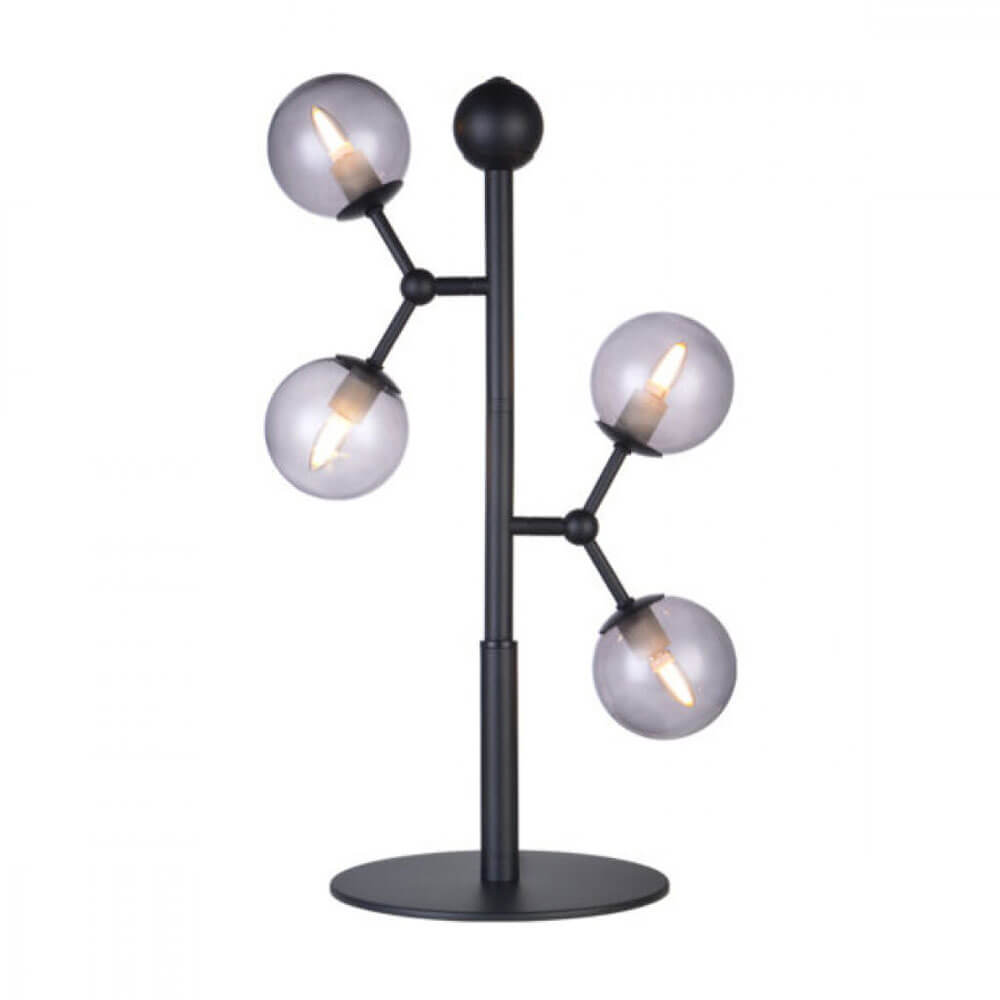 Halo Design Atom Bordlampe Ø22 Smoke