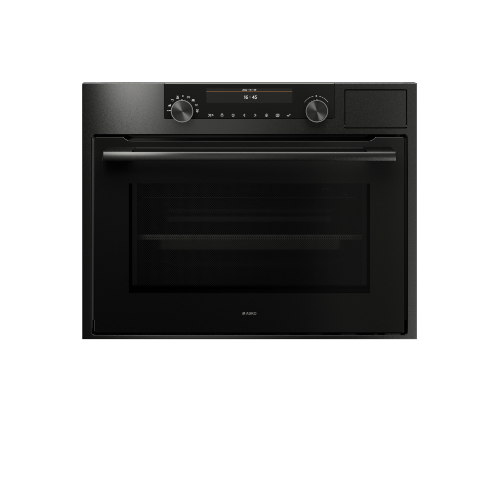 Asko OCSM8487B Mikrokombi Dampovn Black Steel 