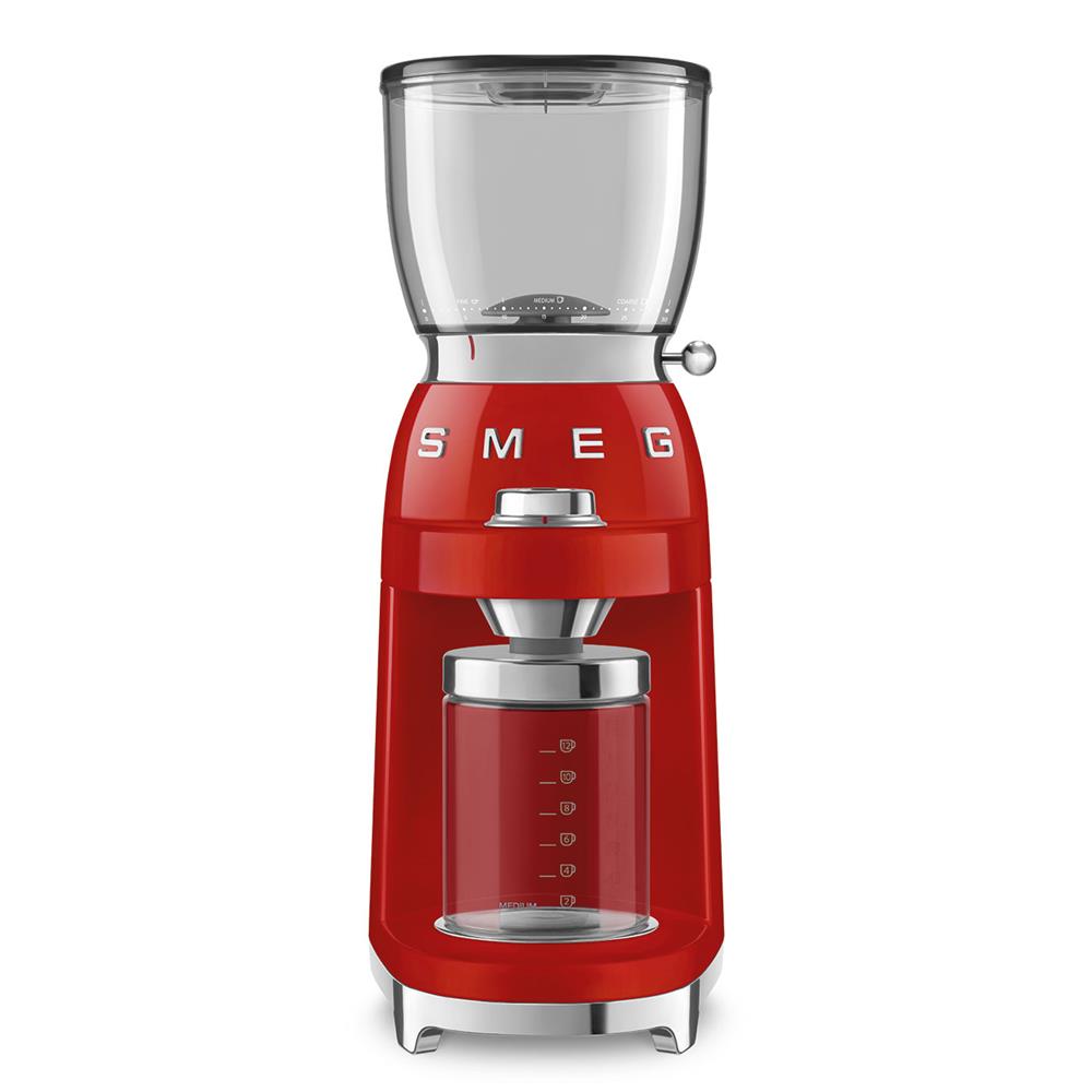 Smeg CGF01RDEU raffineret rød kaffekværn fra SMEG