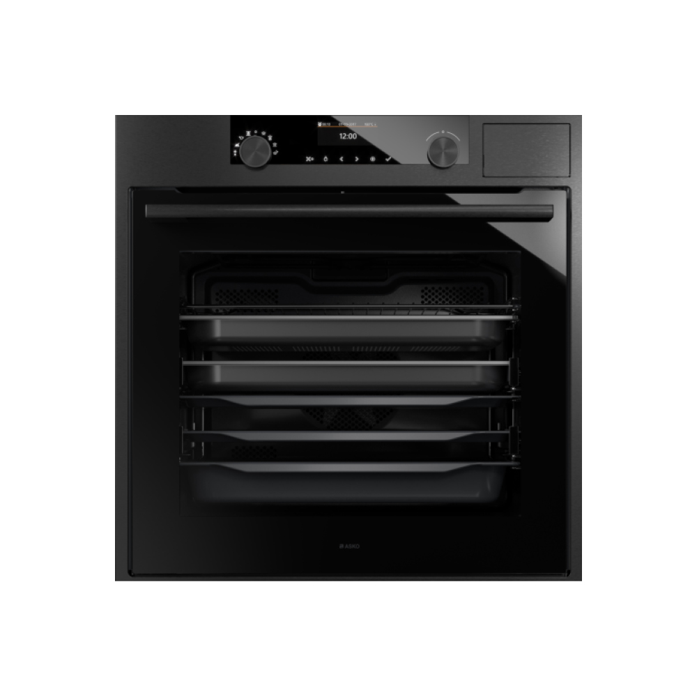 Asko OCS8664B Kombi/Dampovn Sort stål