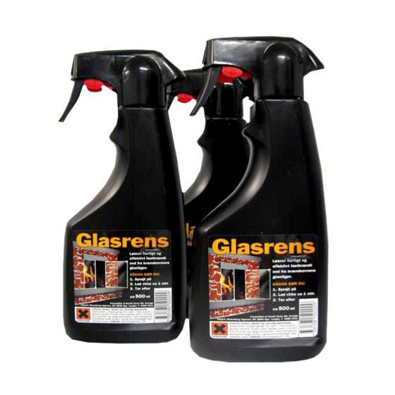 Glasrens til brændeovn